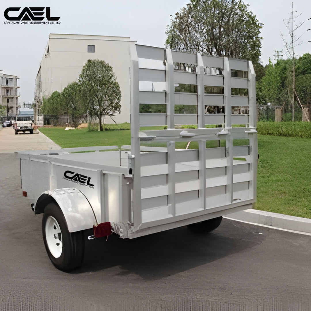 Remorque utilitaire en aluminium CAEL – modèles 8×5, 10×5, 10×6 et 12×6