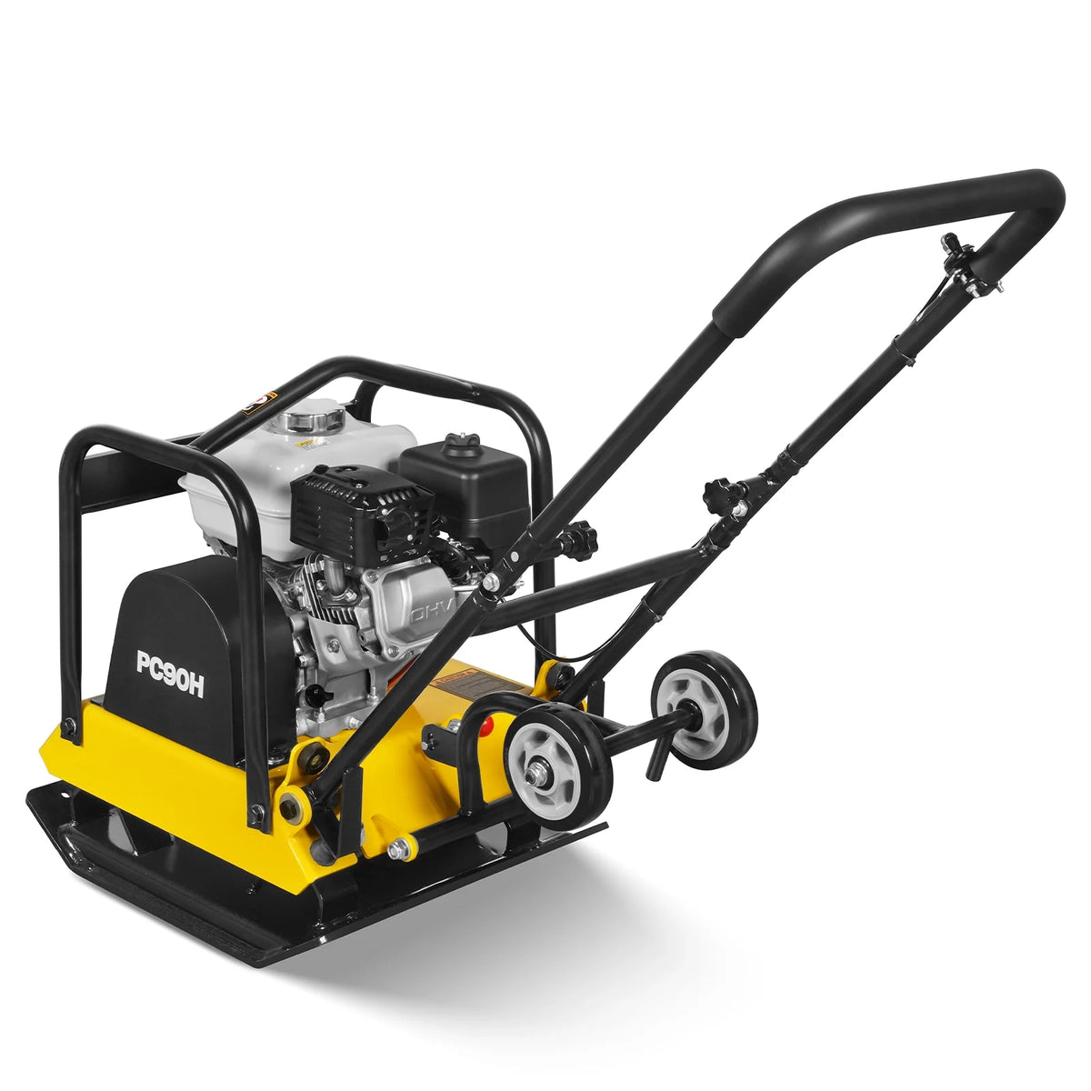 Honda GX160 Vibratory Plate Compactor with Wheel Kit, 3600 lb Centrifugal Force for Soil, Gravel, Asphalt and  - view 22