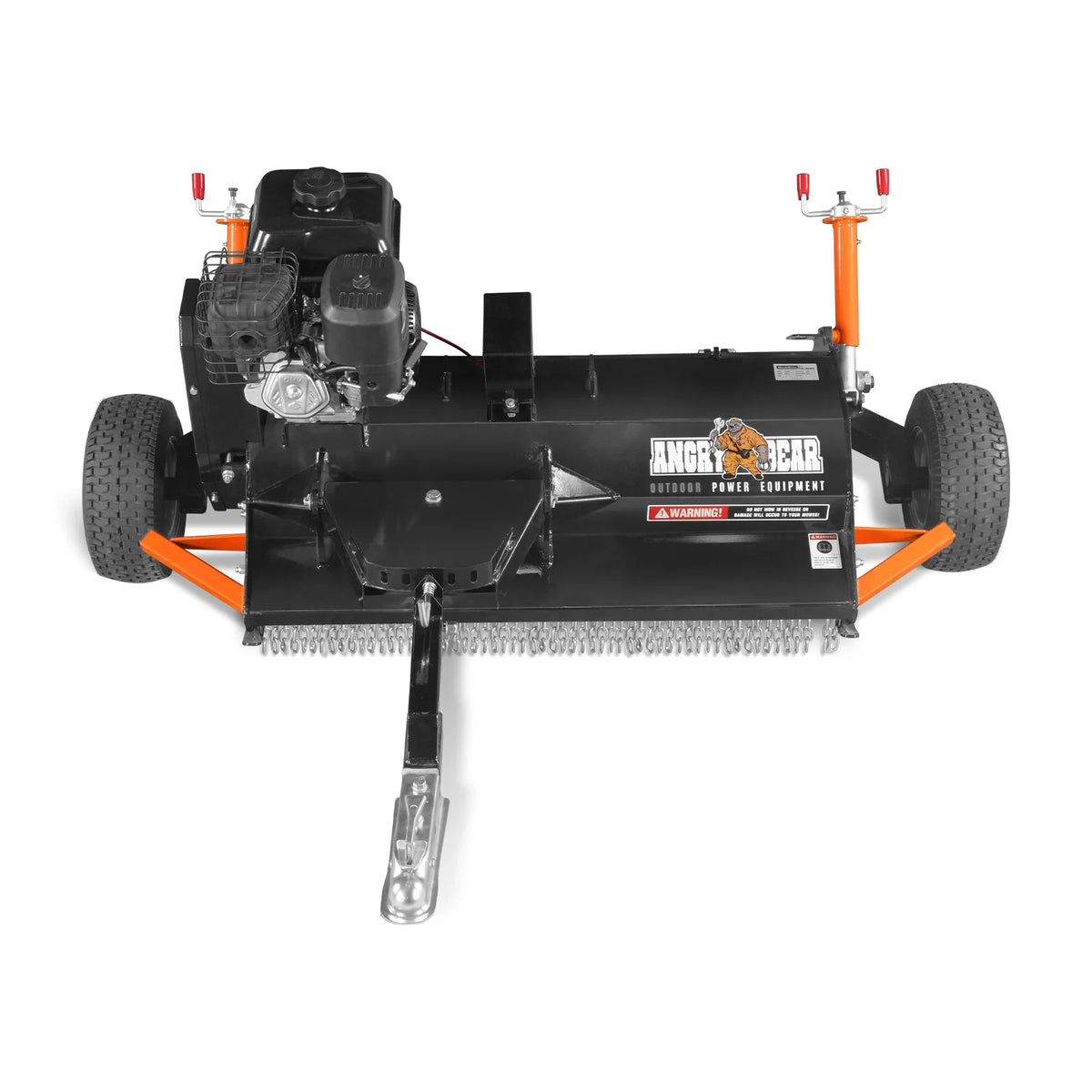MechMaxx 48" Tow-Behind ATV Offset Flail Mower, B&S 13.5HP 420cc E-Start Gas Engine, Adjustable Mowing Height, - view 7