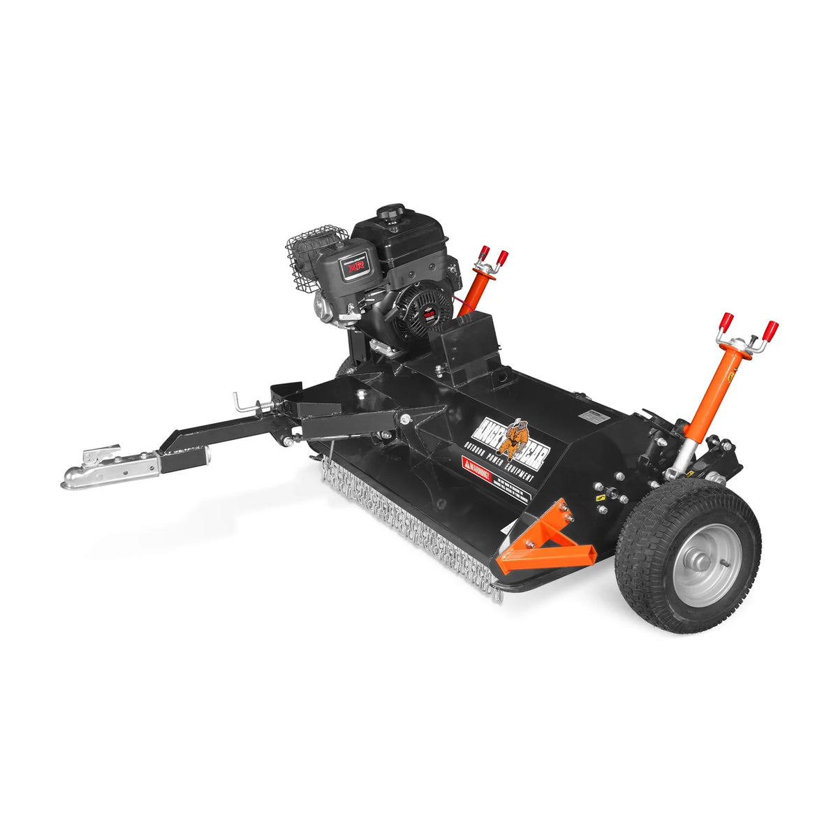 MechMaxx 48" Tow-Behind ATV Offset Flail Mower, B&S 13.5HP 420cc E-Start Gas Engine, Adjustable Mowing Height, - view 3