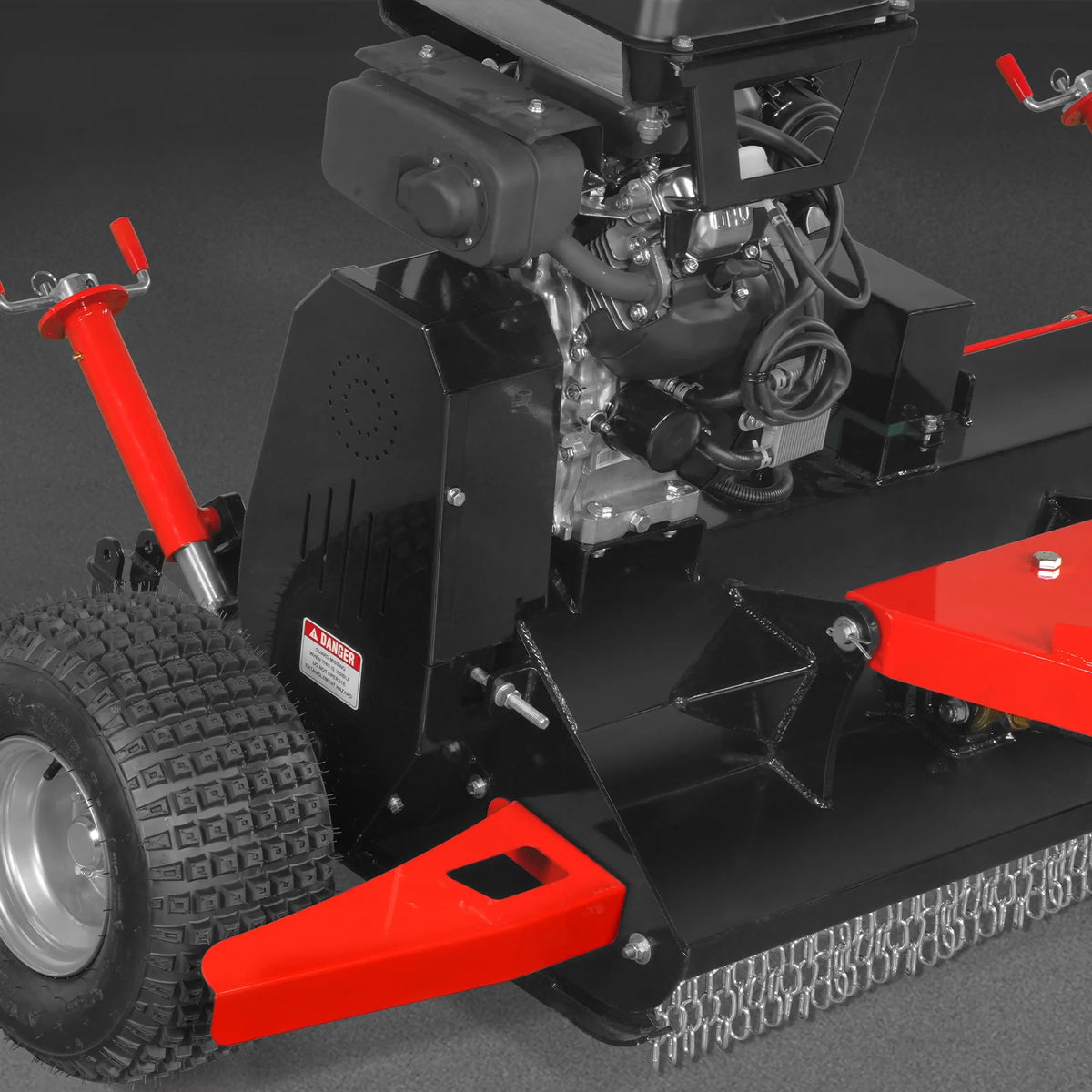MechMaxx 55" Tow-Behind ATV Offset Flail Mower, 23HP 679cc E-start Gas Engine Powered; Adjustable Mowing Heigh - view 3