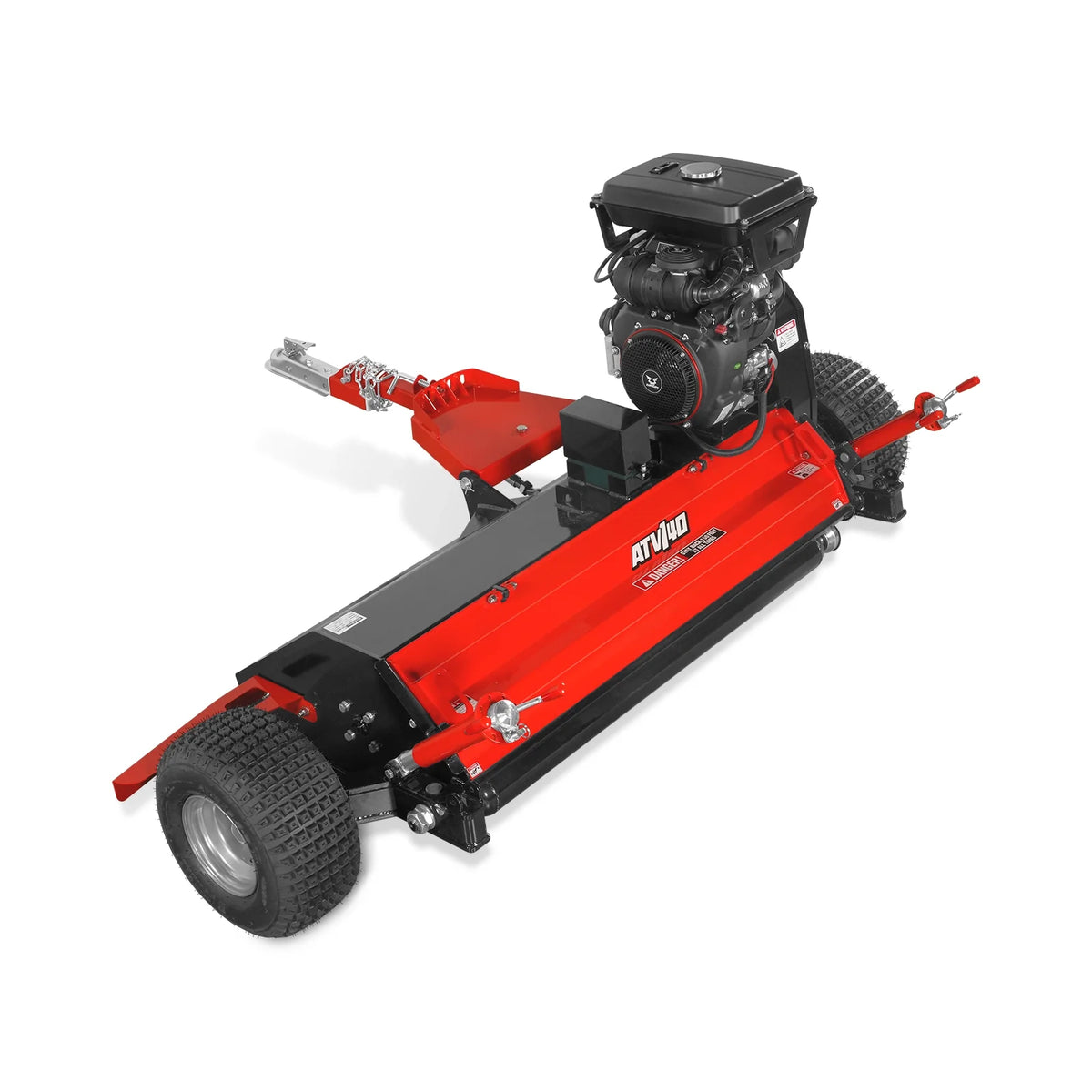 MechMaxx 55" Tow-Behind ATV Offset Flail Mower, 23HP 679cc E-start Gas Engine Powered; Adjustable Mowing Heigh - view 11