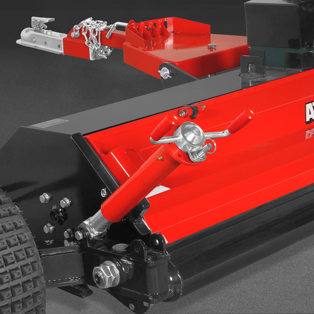 MechMaxx 55" Tow-Behind ATV Offset Flail Mower, 23HP 679cc E-start Gas Engine Powered; Adjustable Mowing Heigh - view 5