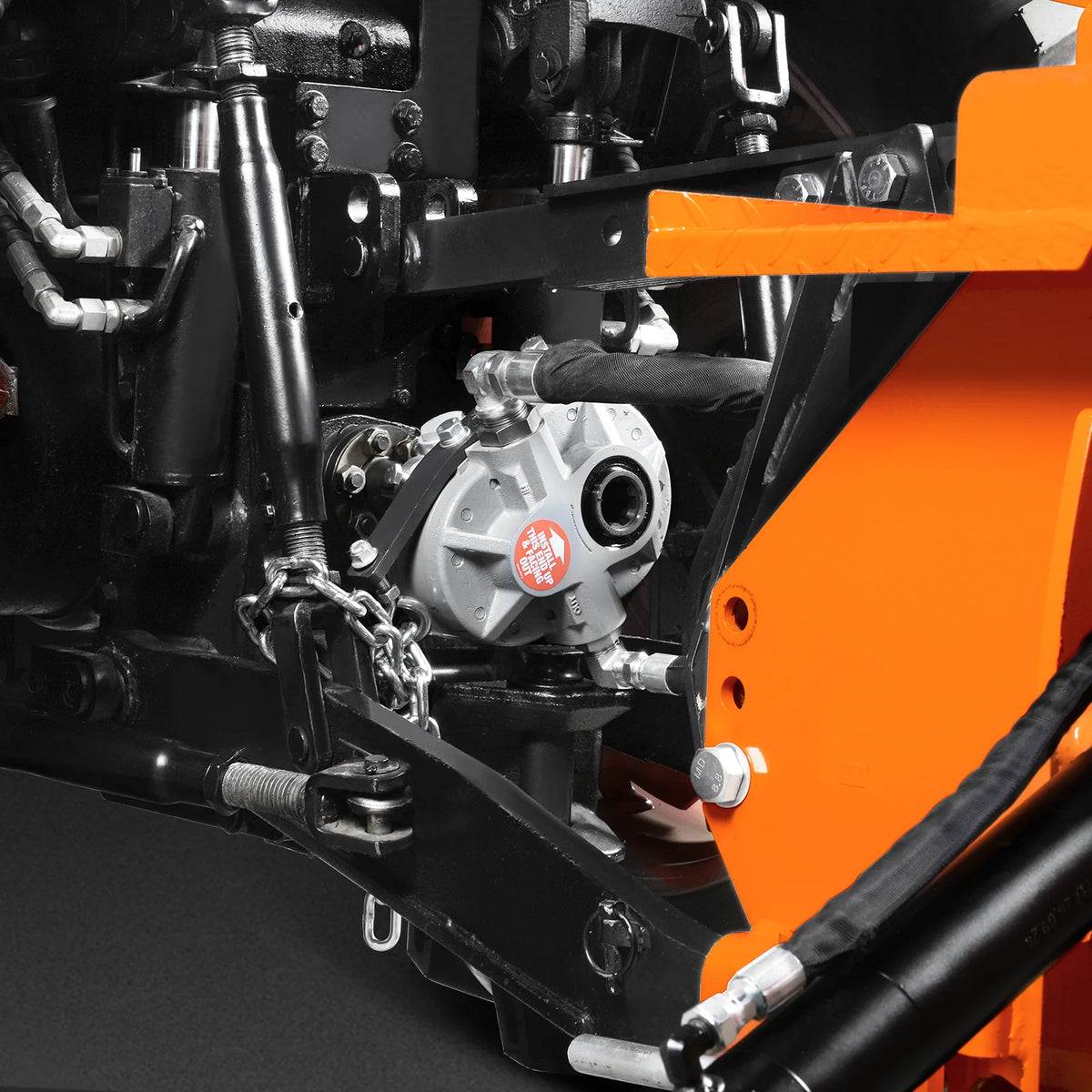 9' Tractor Backhoe Attachment, Mechanical Thumb, 15" Bucket, ISO/SAE Controls, Cat. 1 & 2, 25-100 HP, BH860M - view 14