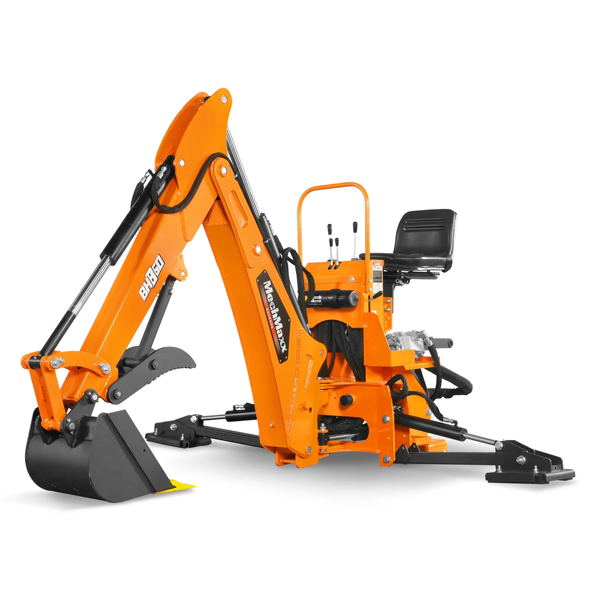 9' Tractor Backhoe Attachment, Mechanical Thumb, 15" Bucket, ISO/SAE Controls, Cat. 1 & 2, 25-100 HP, BH860M - view 25