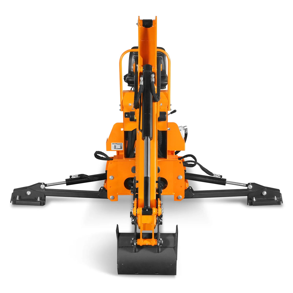 9' Tractor Backhoe Attachment, Mechanical Thumb, 15" Bucket, ISO/SAE Controls, Cat. 1 & 2, 25-100 HP, BH860M - view 24