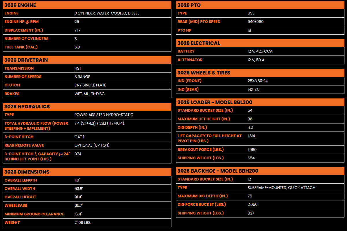 Bad Boy 3026H 25 HP Tractor (2026) - view 8