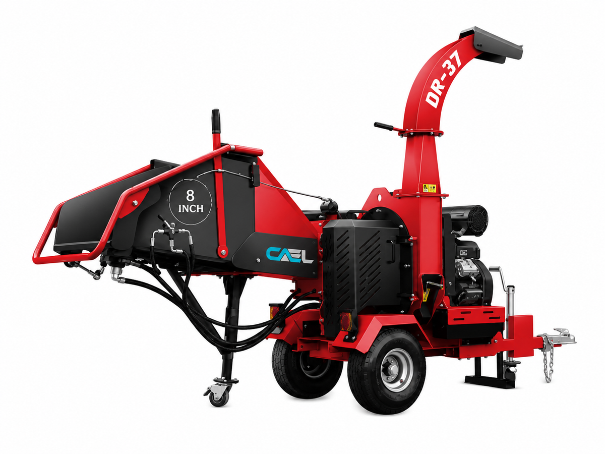 CAEL GS-37 Broyeur de végétaux hydraulique pro – 34 HP, capacité 200 mm