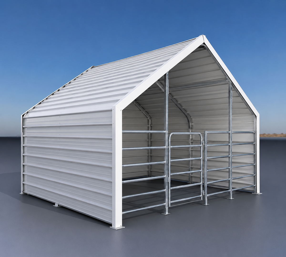 CAEL M131310 Cover-to-Ground Livestock Shed – 13 × 13 ft