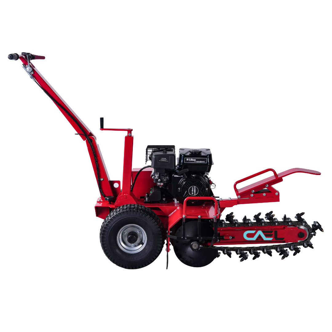 Trancheuse CAEL TR-15 à conducteur marchant – 15 CV, profondeur 600 mm