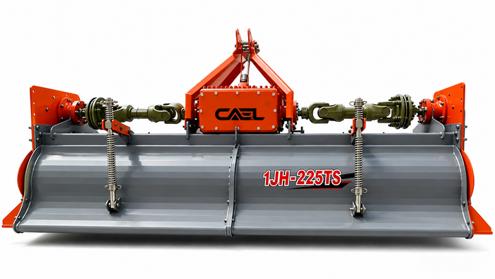 CAEL 1JH-225TS Rotary Tiller – 225 cm for 80–100 HP Tractors