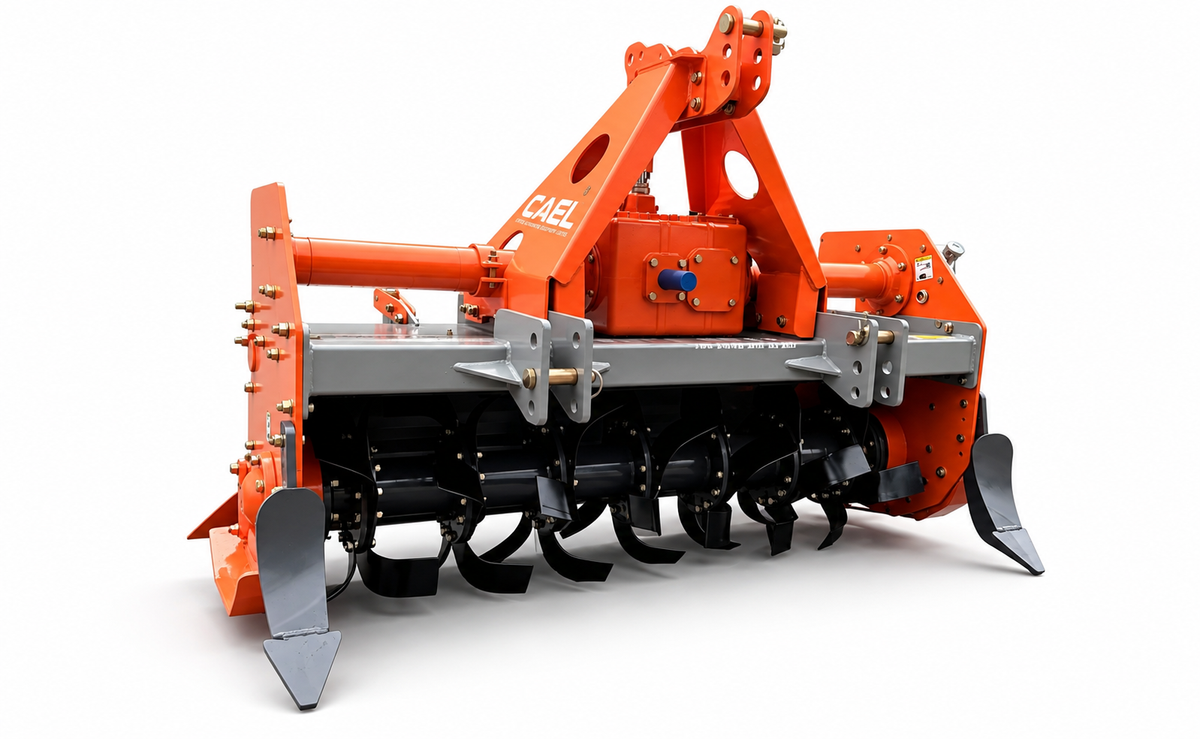 Rotavator CAEL 1JH-140T – 140 cm, entraînement latéral par engrenages