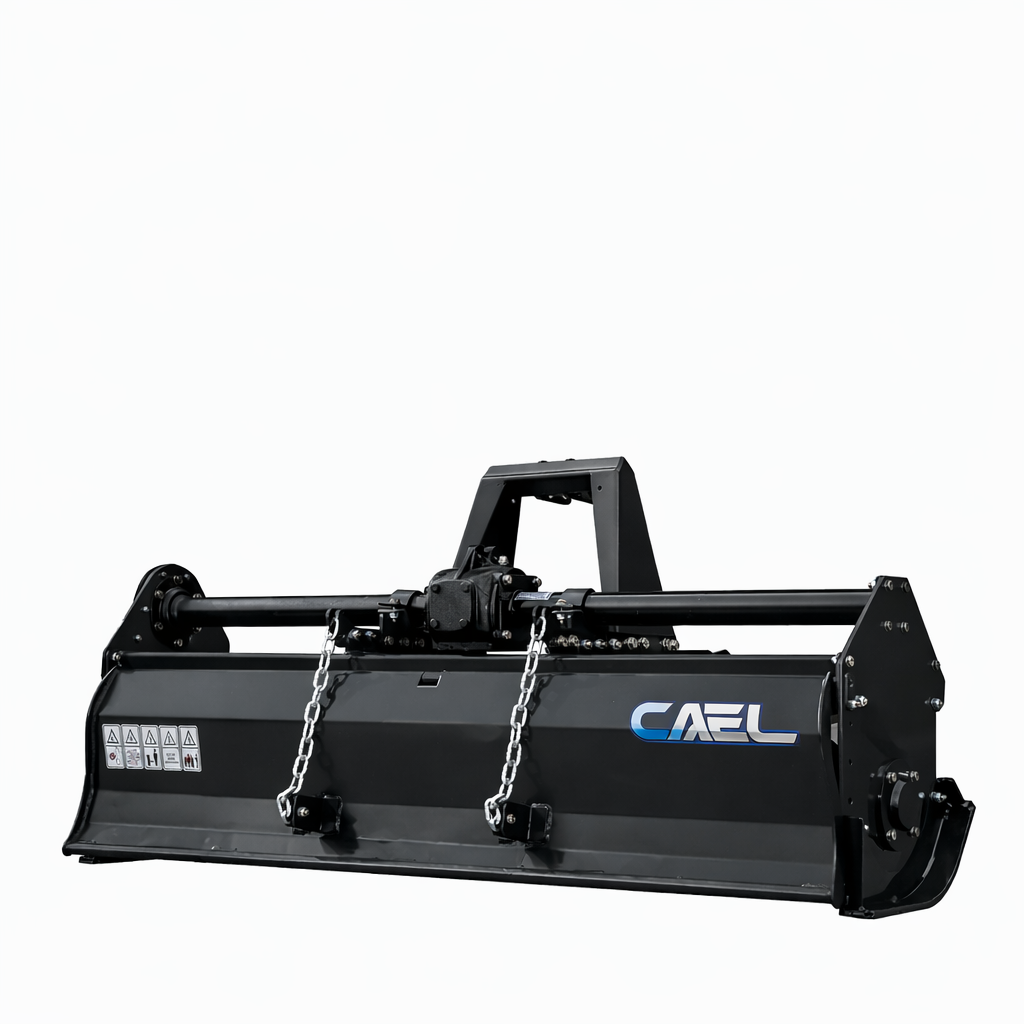 CAEL IGN185 Rotavator robuste à prise de force – 71″ pour tracteurs 65-80 ch