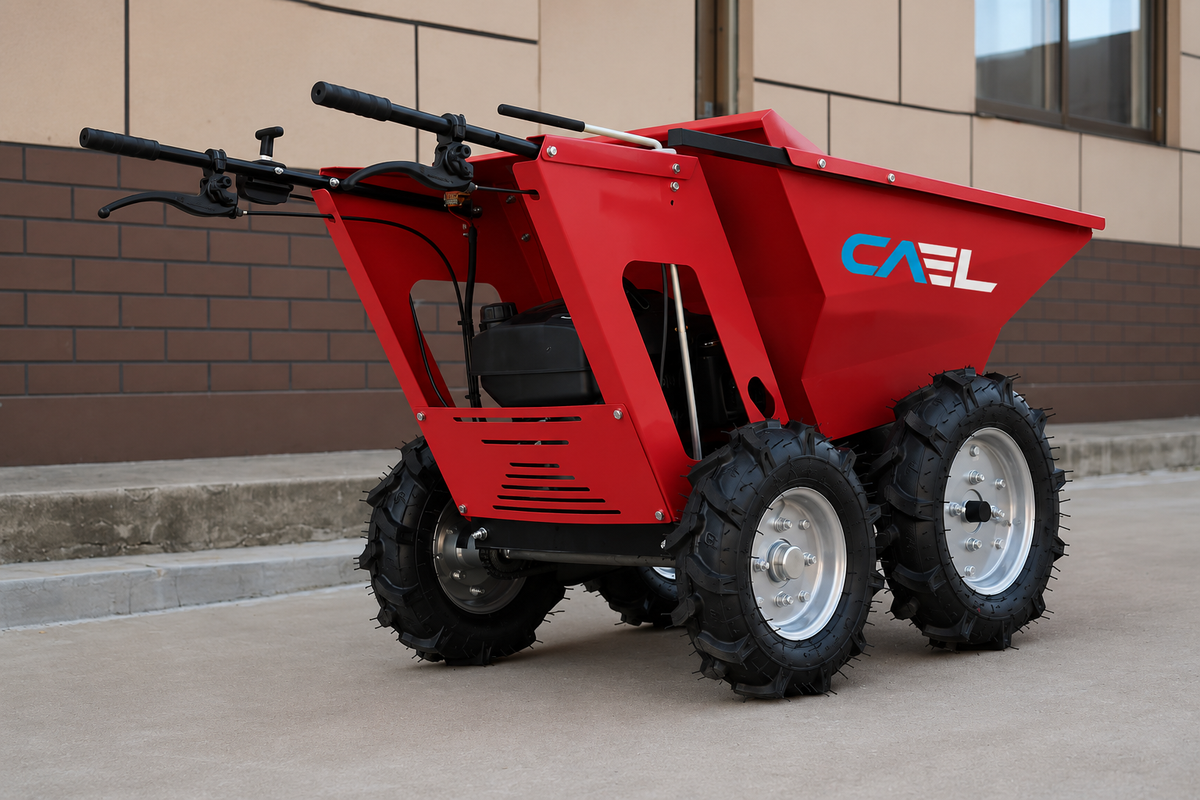CAEL Radkipper WD30 – 300 kg Allrad-Minidumper mit manueller Kippmulde
