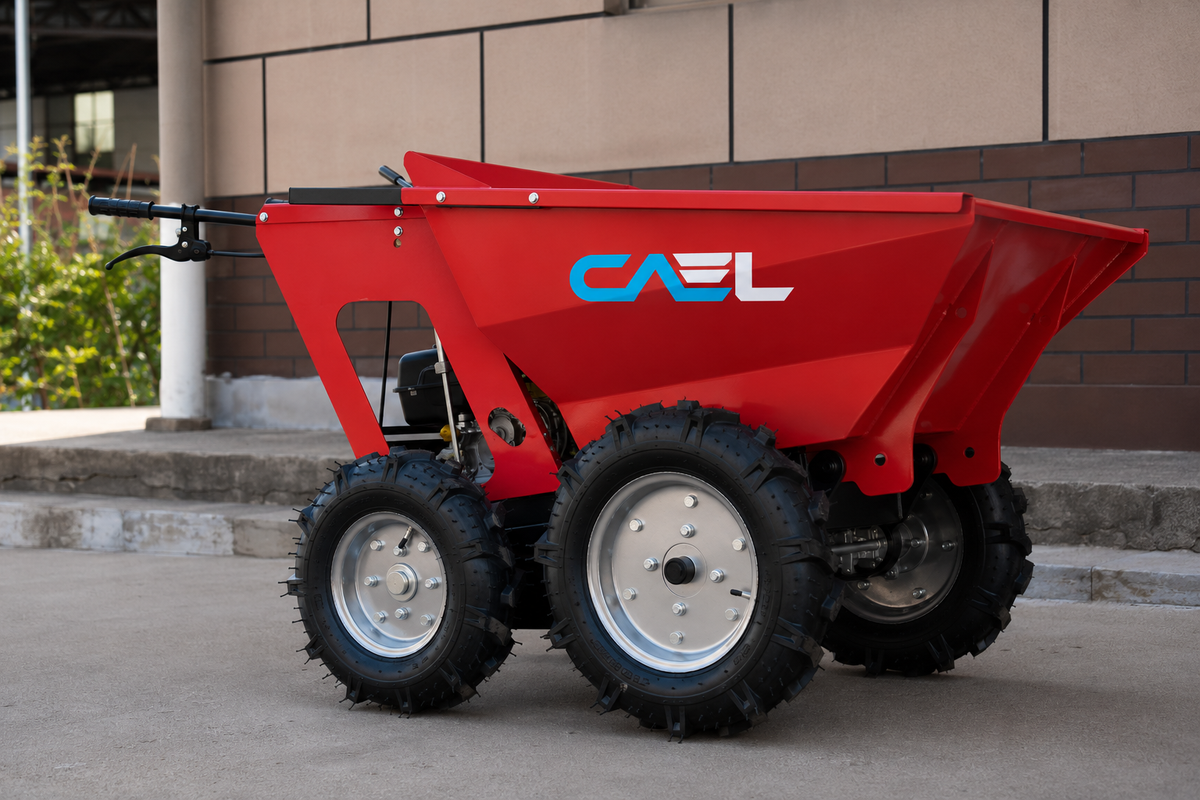 CAEL Radkipper WD30 – 300 kg Allrad-Minidumper mit manueller Kippmulde