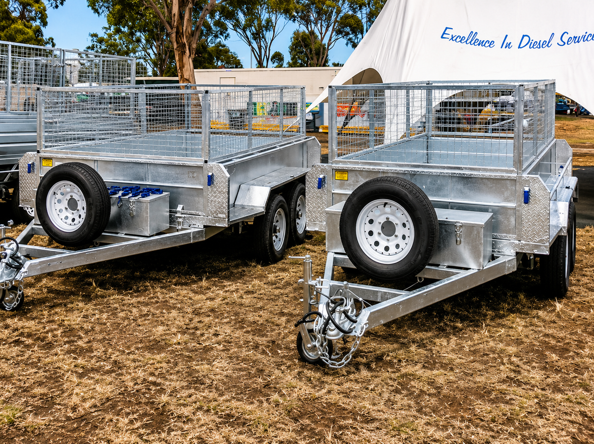CAEL Hot-Dipped Galvanized Hydraulic Dump Trailer – 3,500 kg GVW