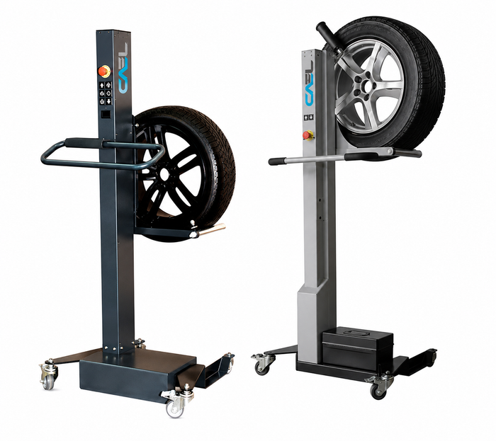 Lève-roue CAEL WL80 – capacité 80 kg, hauteur de levage 1 290 mm