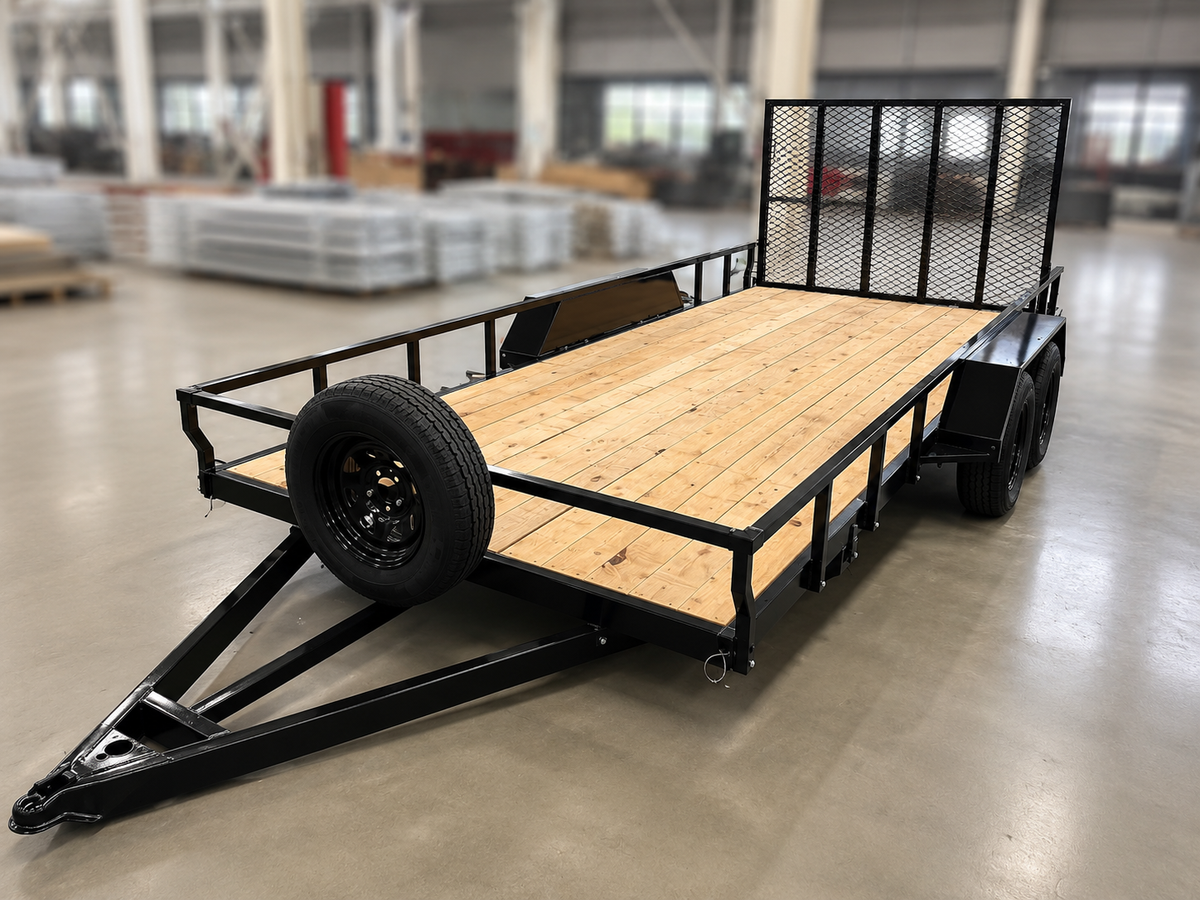 CAEL Tandemachs-Stahlanhänger – 82"×14' und 82"×16', zGG 7.000 lbs
