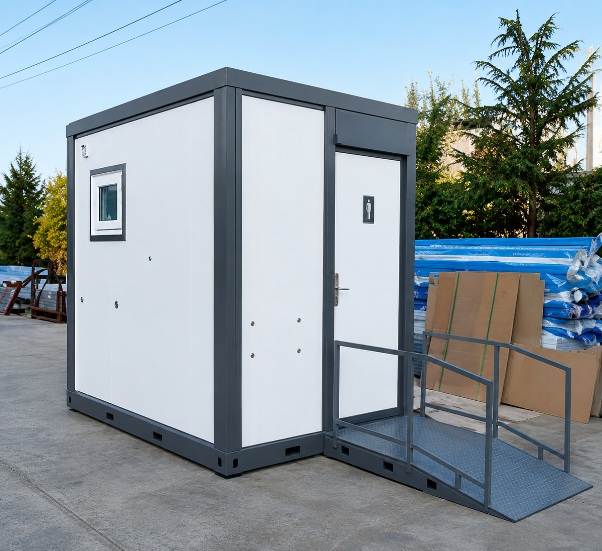CAEL Toilettes mobiles 10 pieds accessibles PMR – sans douche