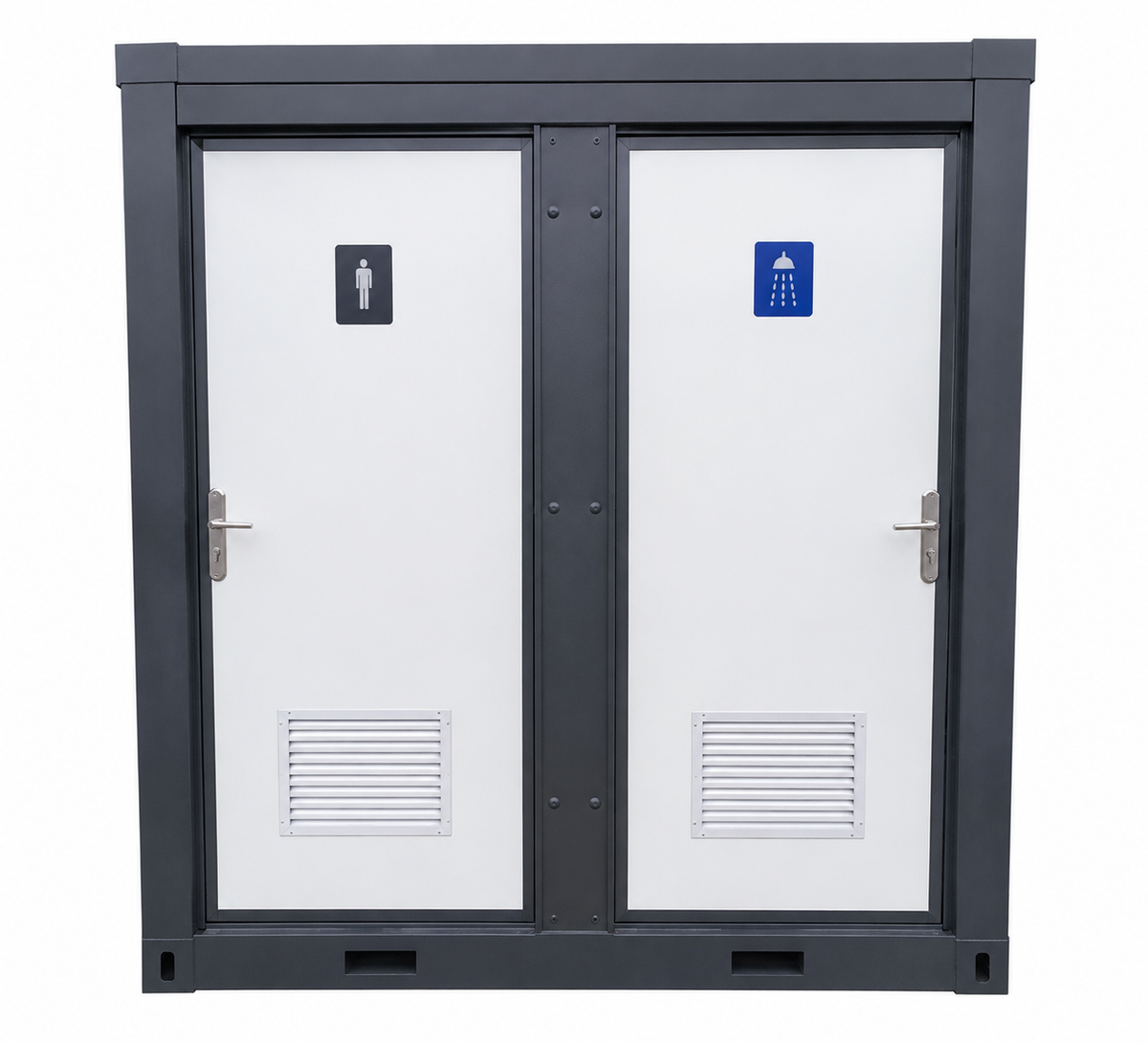 CAEL Portable Toilet and Shower Unit – Left Toilet, Right Shower