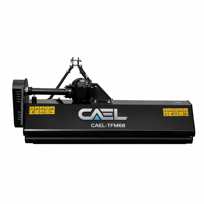 CAEL EFGC-175 Heavy-Duty PTO Flail Mower – 68" for 35–55 HP Tractors