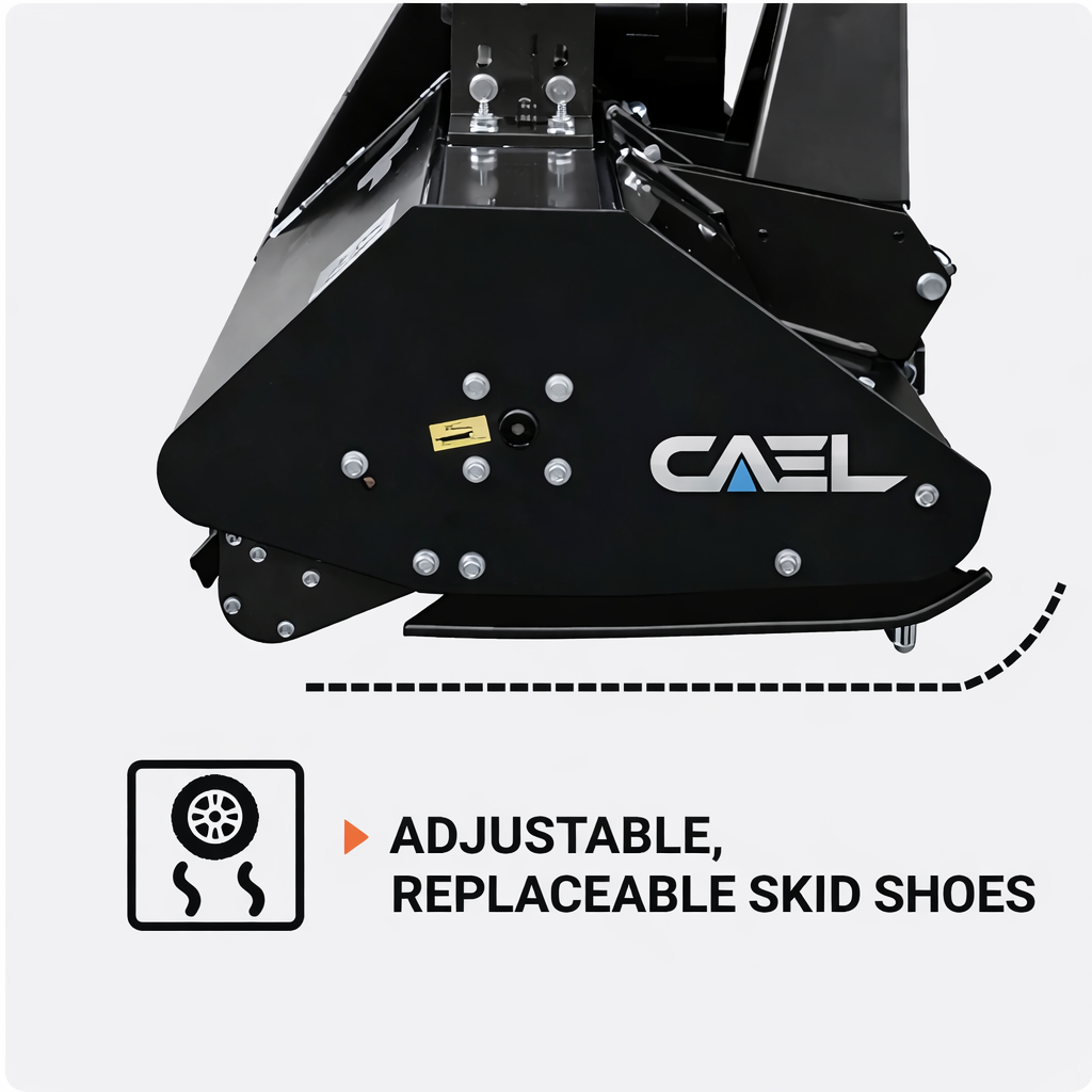CAEL EFGC-155 Broyeur à fléaux robuste à prise de force 60" – 30–40 HP