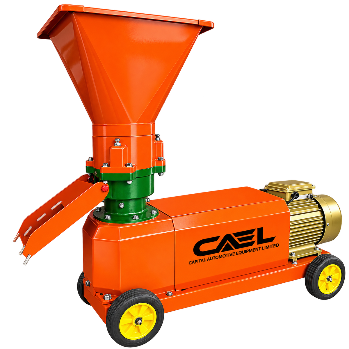 Granulateur d'aliments CAEL 150 – Moteur essence 7.5 HP, 160 kg/h