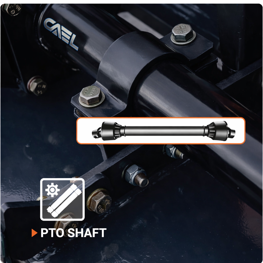 CAEL IGN180 Rotavator robuste à prise de force – 69″ pour tracteurs 40-50 ch