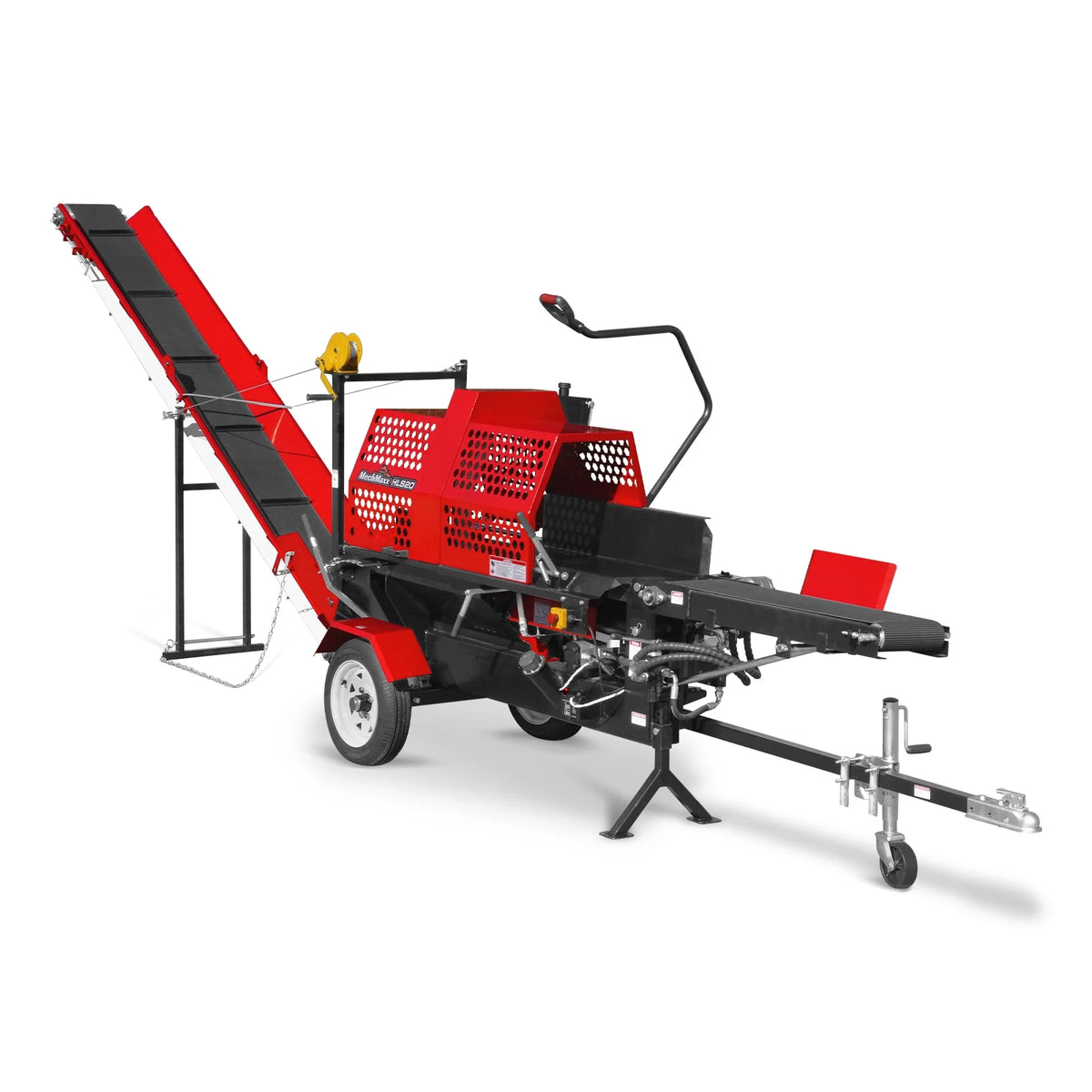 Honda GX390 Engine Firewood Log Splitter Processor with Conveyor, 20ton Splitting Force 22.5" x 15" Log Capaci - view 17