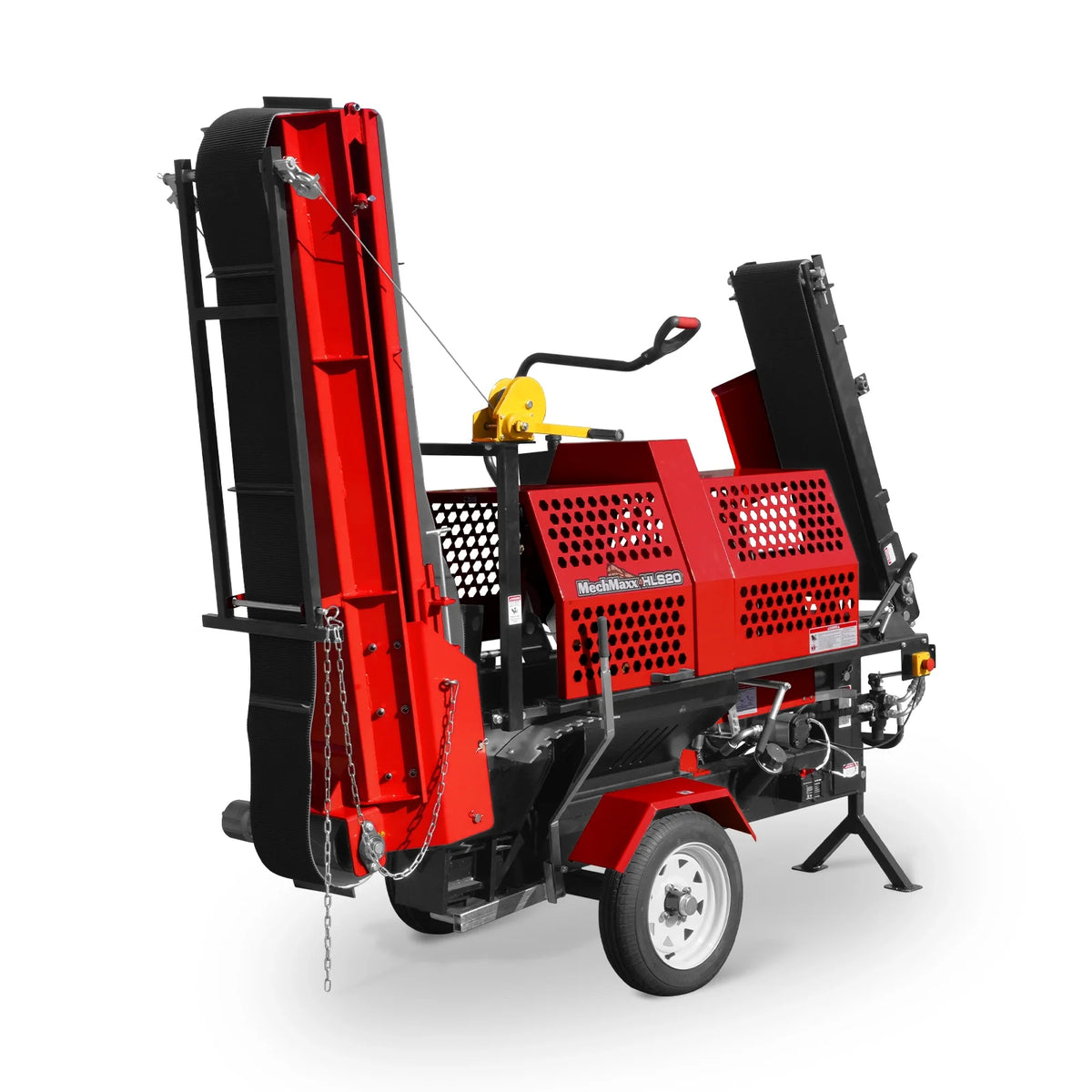 Honda GX390 Engine Firewood Log Splitter Processor with Conveyor, 20ton Splitting Force 22.5" x 15" Log Capaci - view 14