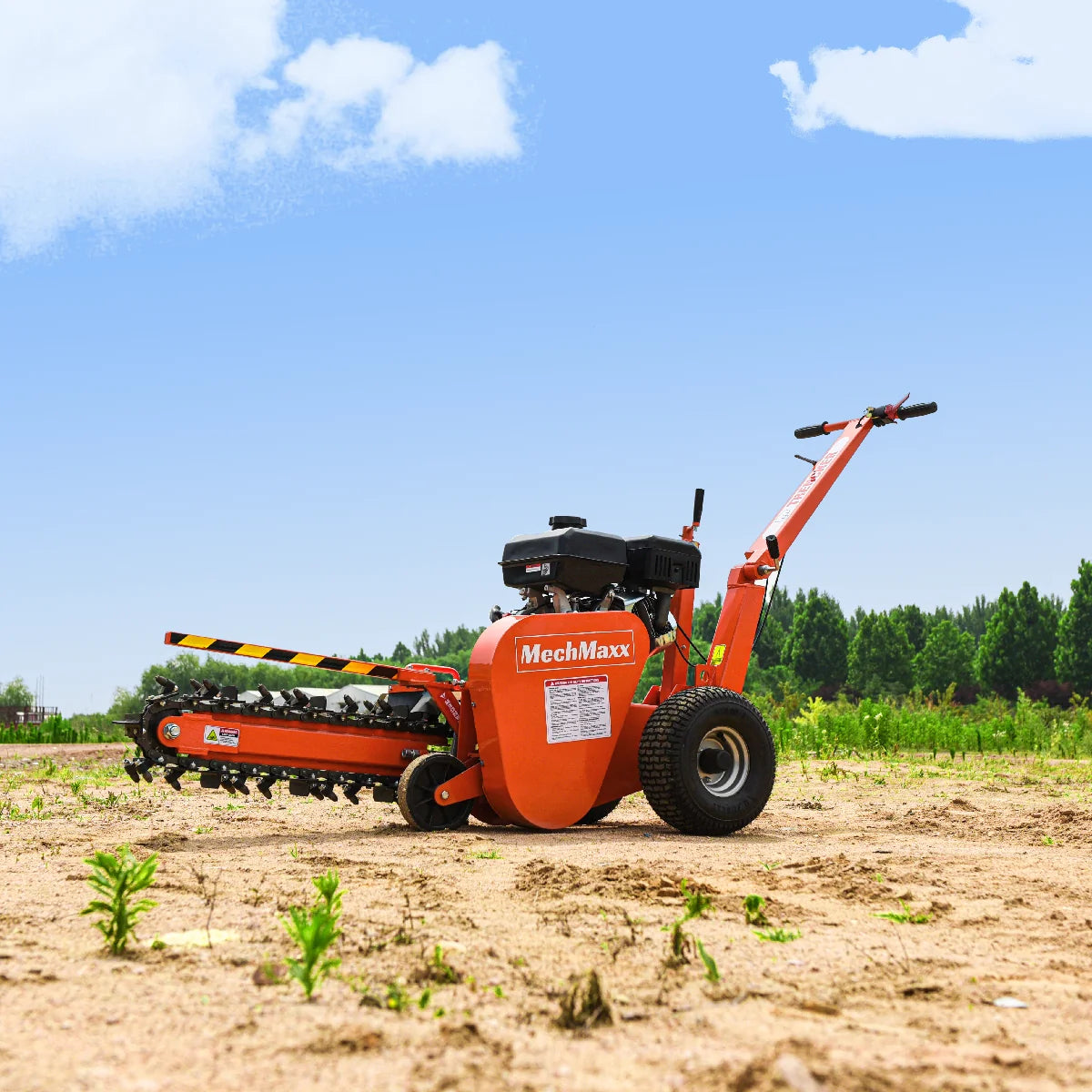 MechMaxx 7HP Gas Powered Cable Ditching Mini Trencher , TCR650 - view 4