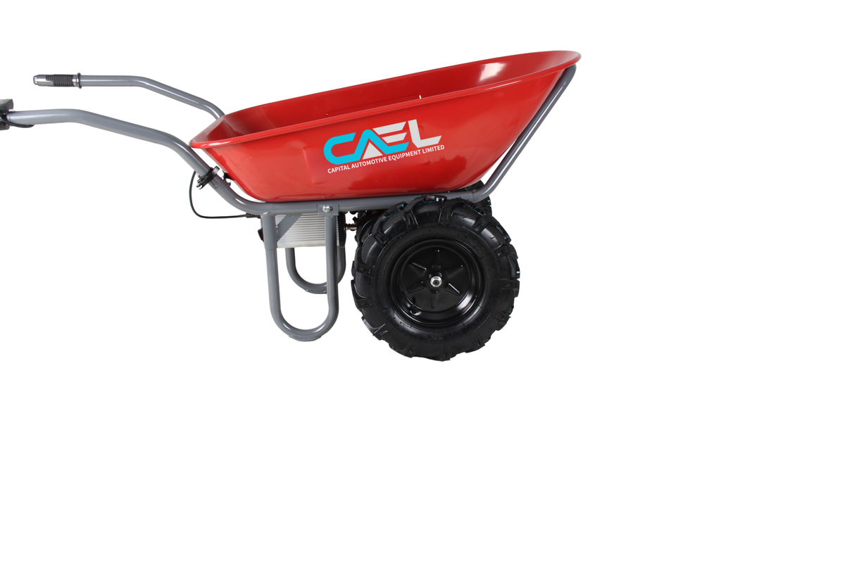 CAEL EWD260 Brouette électrique – charge 260 kg, benne acier 100 L