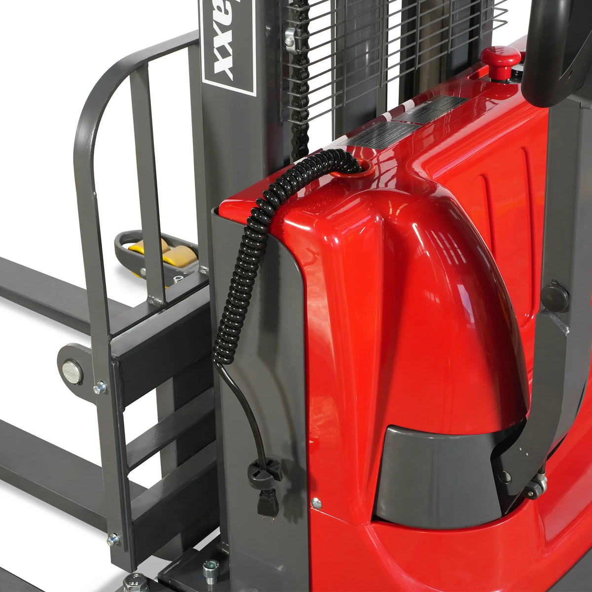 2640lbs Electric Straddle Stacker, 118" Lift, Adjustable Legs & Forks, F26-118SLA - view 12