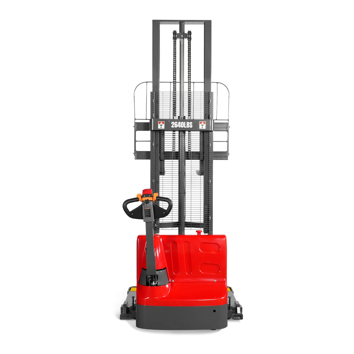 2640lbs Electric Straddle Stacker, 118" Lift, Adjustable Legs & Forks, F26-118SLA - view 25