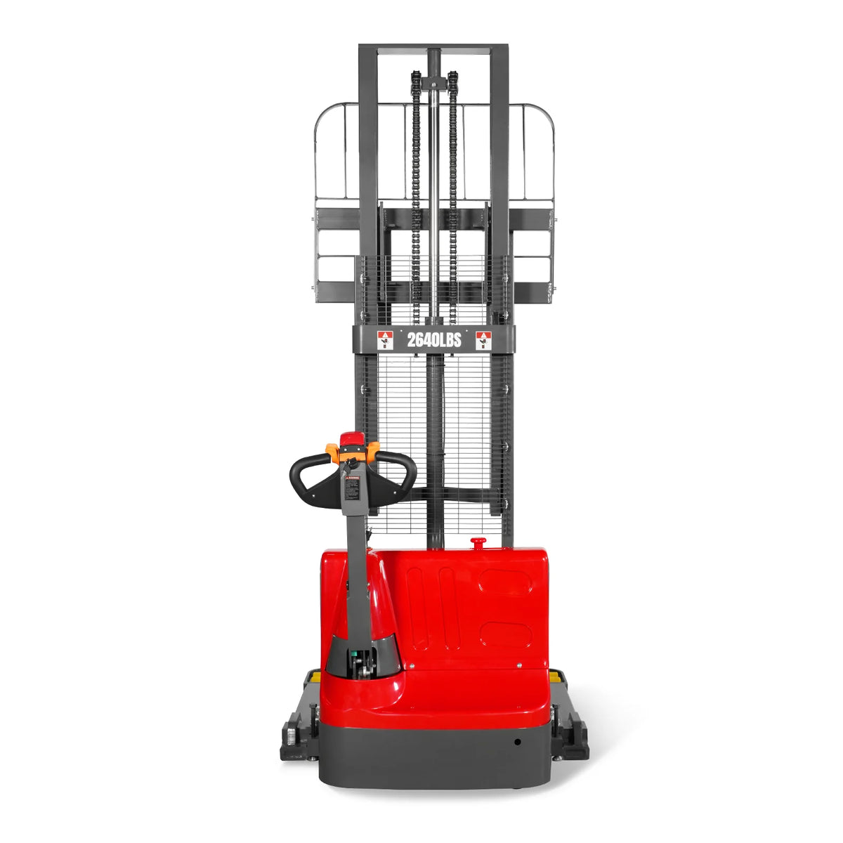 2640lbs Electric Straddle Stacker, 98" Lift, Adjustable Legs & Forks, F26-98SLA - view 27
