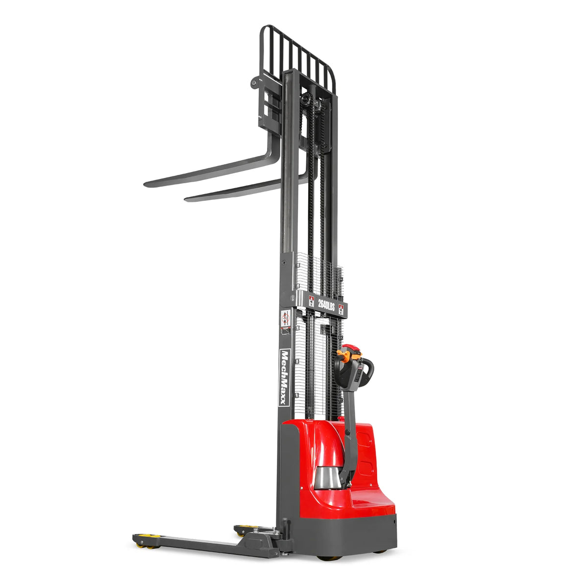 2640lbs Electric Straddle Stacker, 98" Lift, Adjustable Legs & Forks, F26-98SLA - view 30
