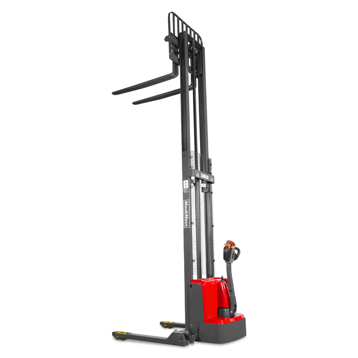3300lbs Electric Straddle Stacker, 138" Lift, Adjustable Legs & Forks, F33-138SLA - view 37
