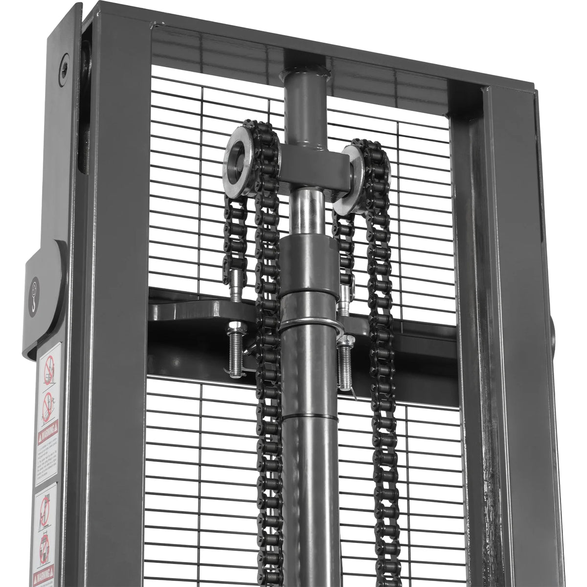 3300lbs Electric Straddle Stacker, 138" Lift, Adjustable Legs & Forks, F33-138SLA - view 17