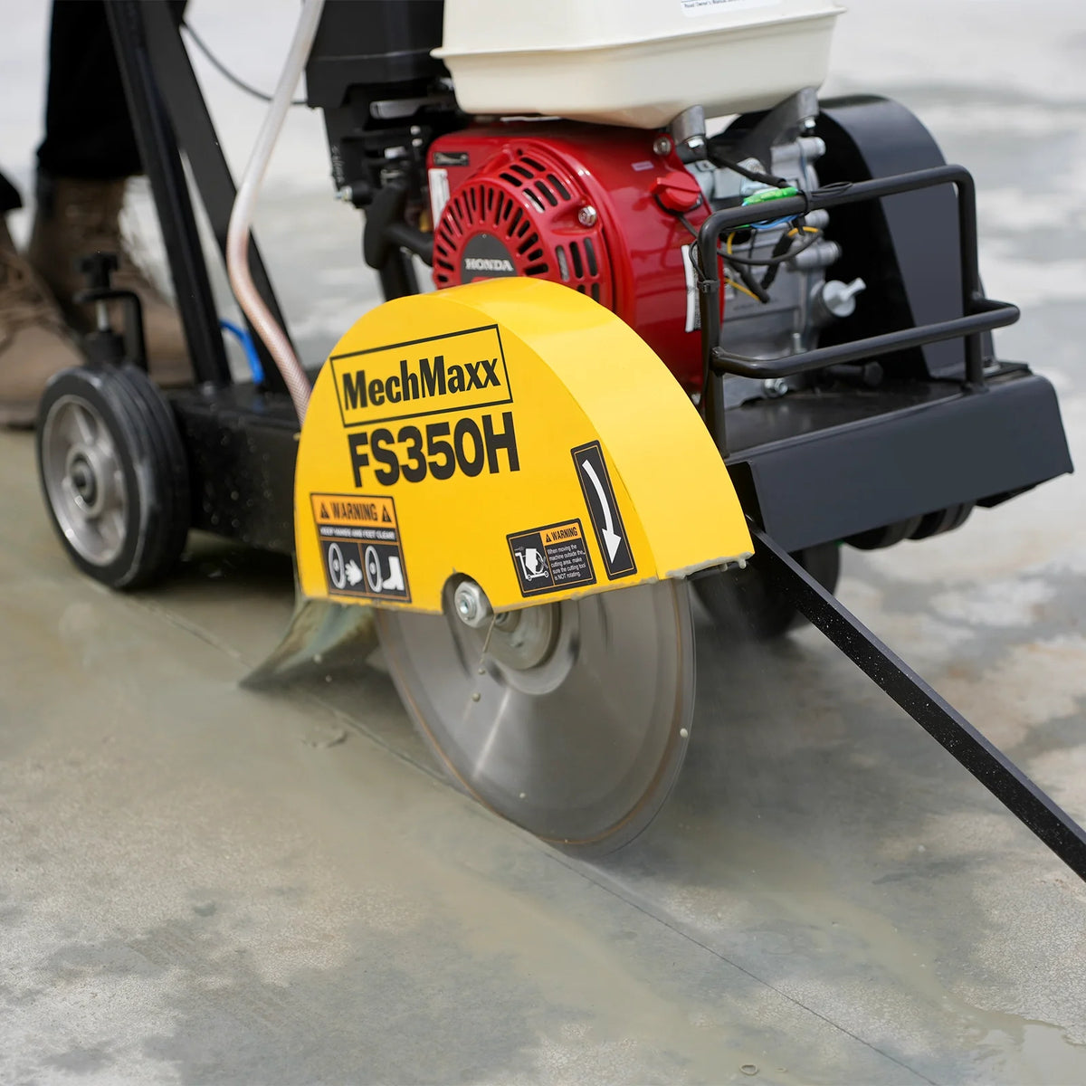 Honda GX160 Walk-Behind Concrete Floor Saw, 14 in Blade, 4 in Cutting Depth, FS350H - view 11