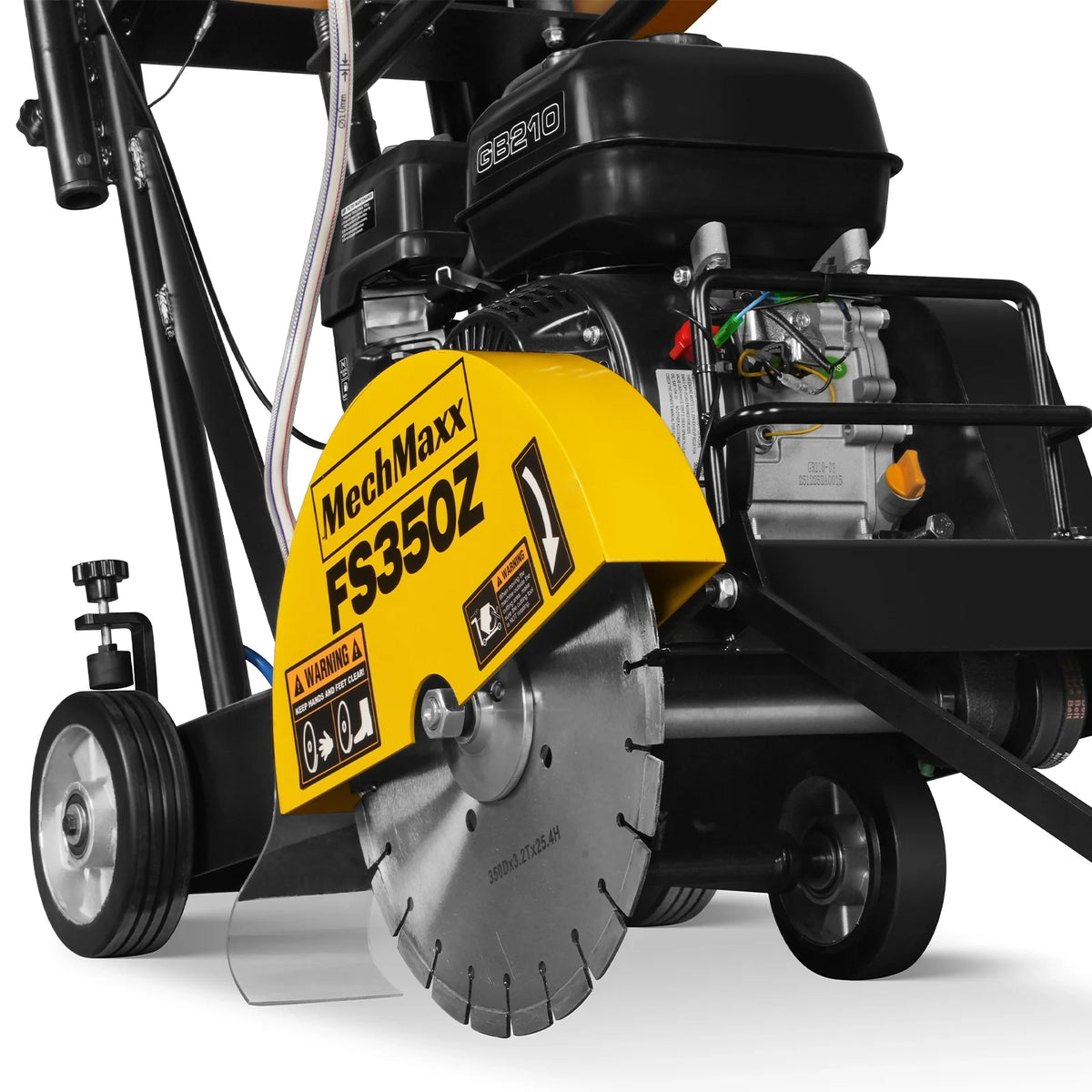5.8 HP Walk-Behind Concrete Floor Saw, 14 in Blade, 4 in Cutting Depth, FS350Z - view 9