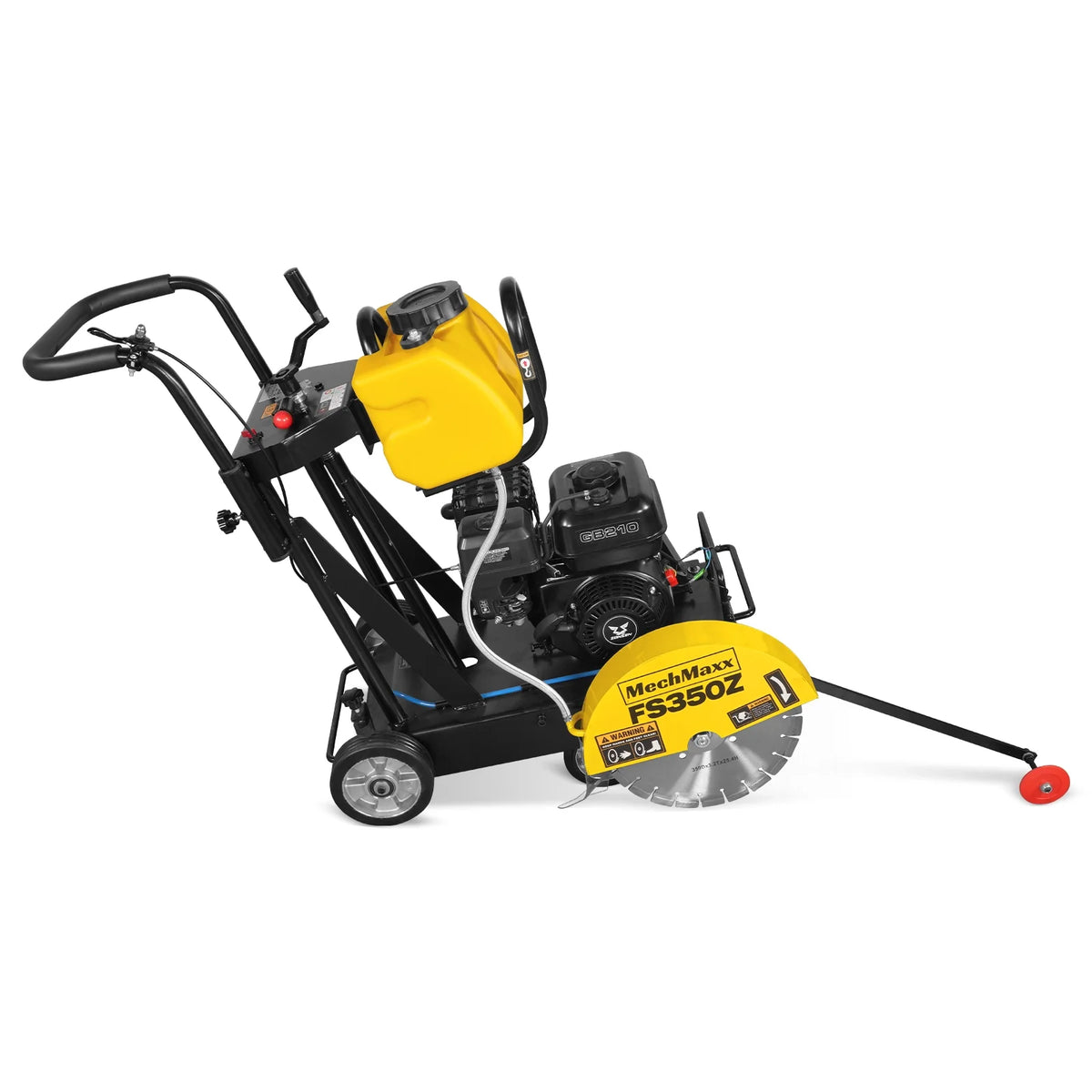 5.8 HP Walk-Behind Concrete Floor Saw, 14 in Blade, 4 in Cutting Depth, FS350Z - view 19