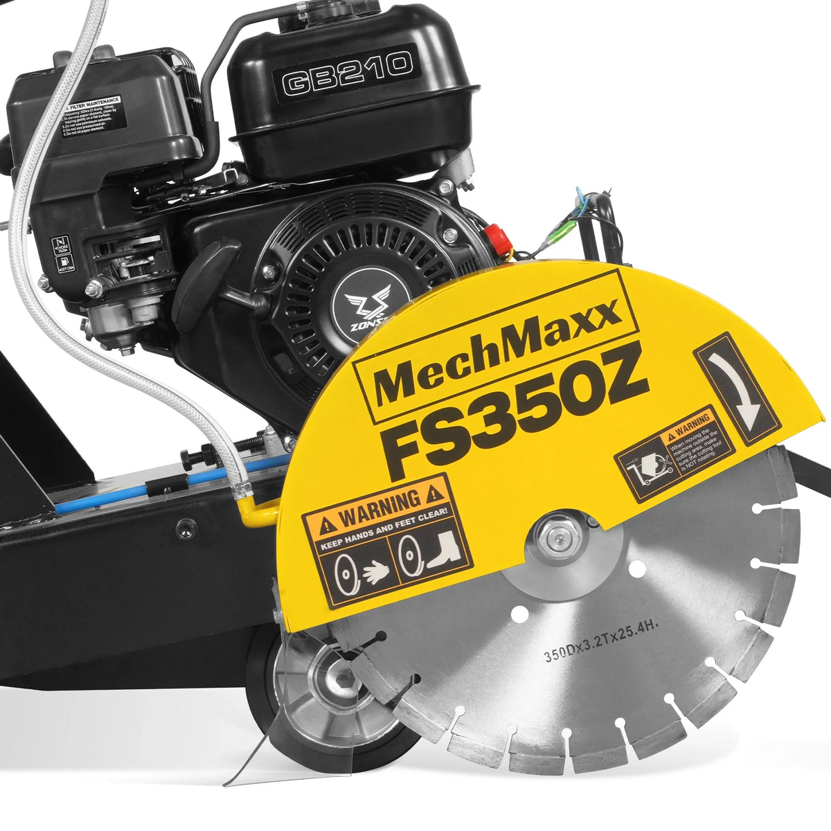 5.8 HP Walk-Behind Concrete Floor Saw, 14 in Blade, 4 in Cutting Depth, FS350Z - view 11