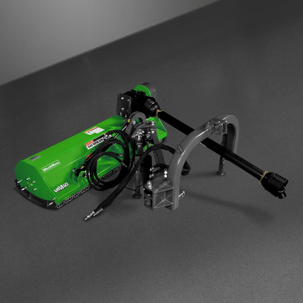 60" Standard 3Point Offset Flail Ditch Bank Mower, 25-60HP, VAM60 - view 30