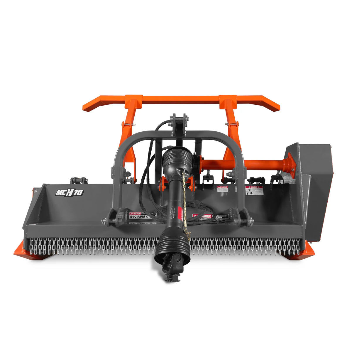 70" PTO Hitch Forestry Brush Mulcher, Cat 2,Tractor Power Recommended 70-110 HP,MC70 - view 15