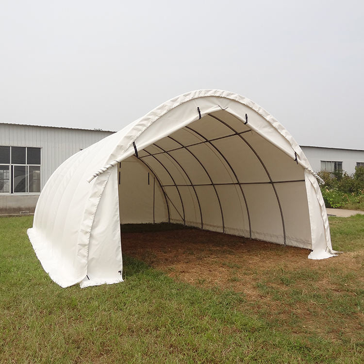 Lagerunterstand Rundbogen, Einfachbogen – 30 × 85 ft, 15 ft hoch