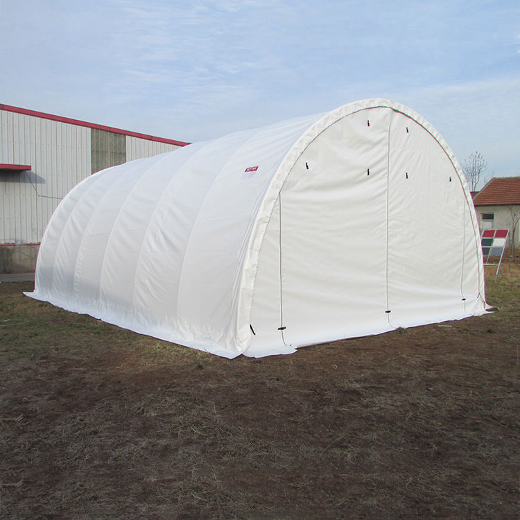 CAEL Dome Single-Truss Storage Shelter – 20 x 40 ft, 12 ft High