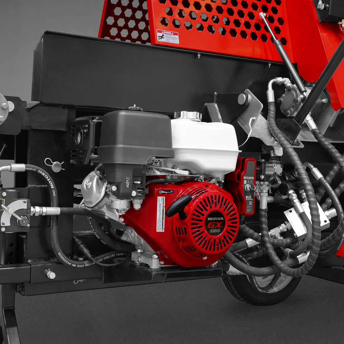 Honda GX390 Engine Firewood Log Splitter Processor with Conveyor, 20ton Splitting Force 22.5" x 15" Log Capaci - view 6
