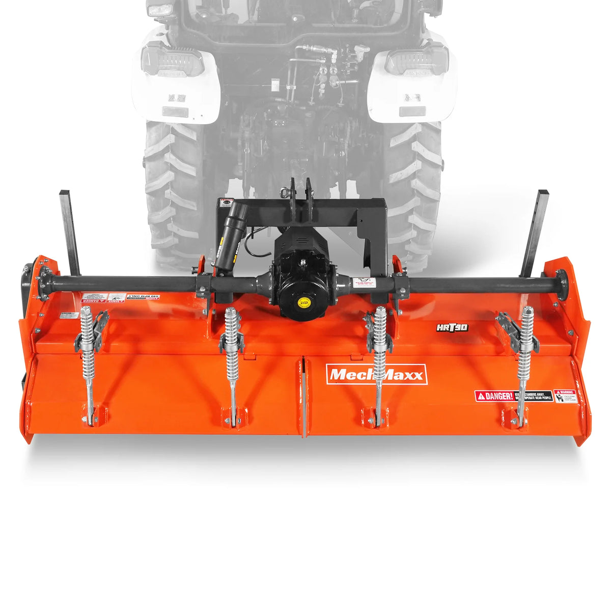 90 in Heavy Duty Rotary Tiller, 3 Point Hitch Cat.2, Gear Drive, PTO Shaft Included with Slip Clutch, 50-90 HP - view 15