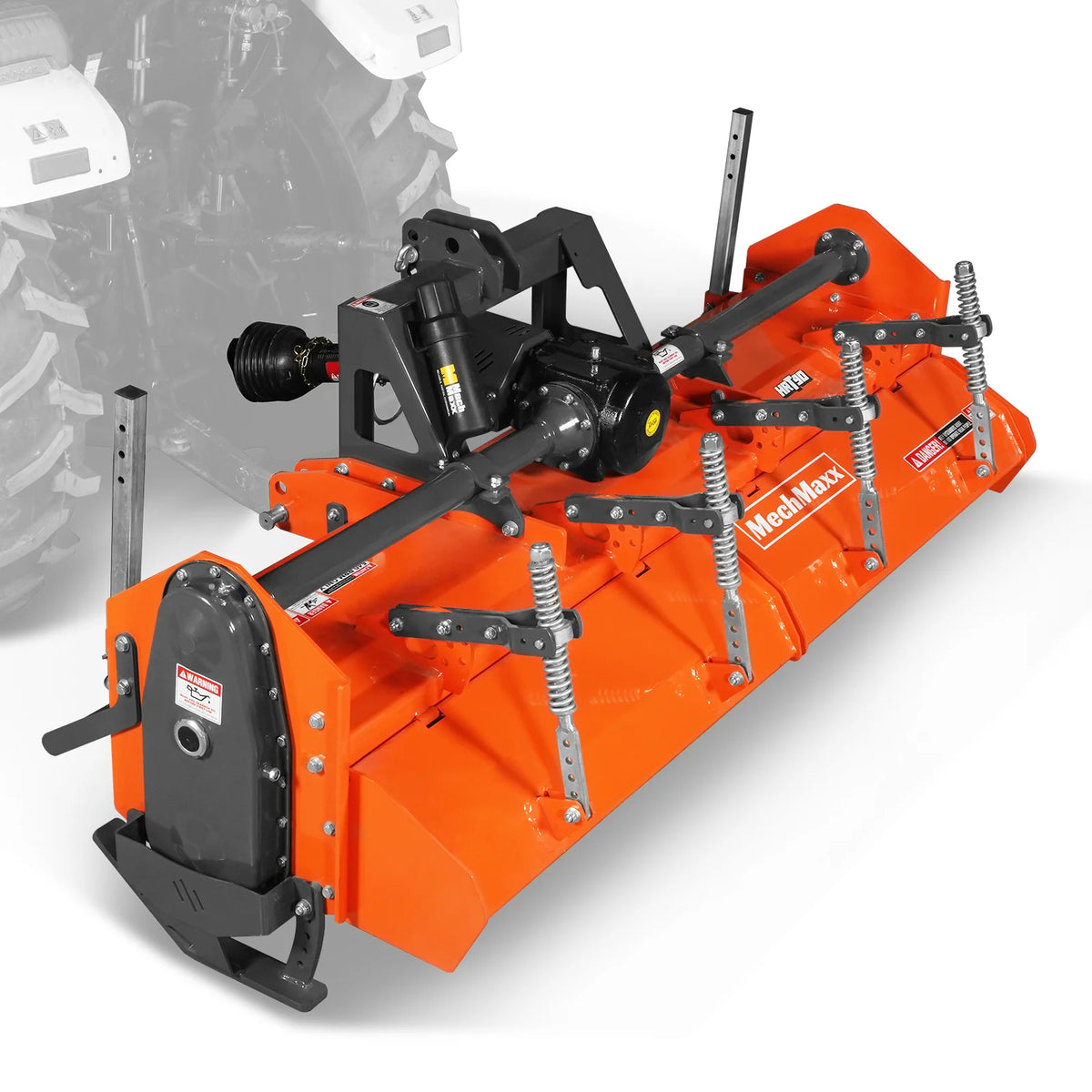 90 in Heavy Duty Rotary Tiller, 3 Point Hitch Cat.2, Gear Drive, PTO Shaft Included with Slip Clutch, 50-90 HP - view 16