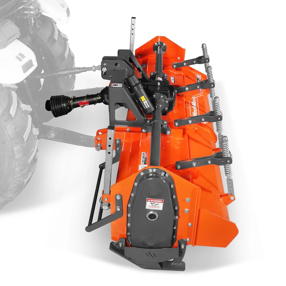 90 in Heavy Duty Rotary Tiller, 3 Point Hitch Cat.2, Gear Drive, PTO Shaft Included with Slip Clutch, 50-90 HP - view 14